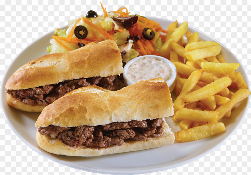 Meat French Fries Breakfast Sandwich Cheeseburger Patty Melt Cheesesteak PNG