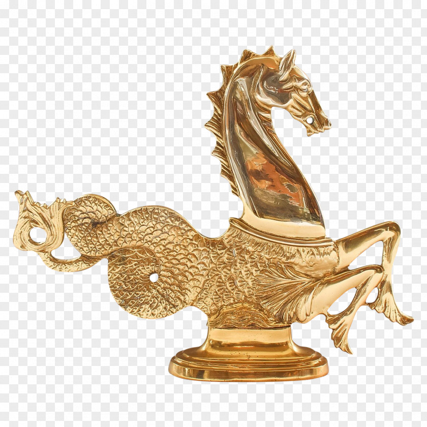 Seahorse Brass Hippocampus Gondola Venice PNG