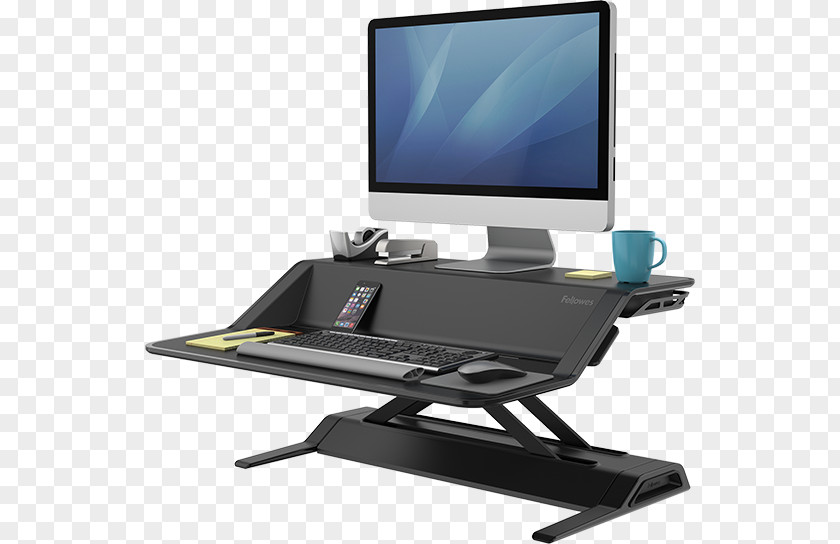 Sitstand Desk Sit-stand Fellowes Brands Office Depot PNG