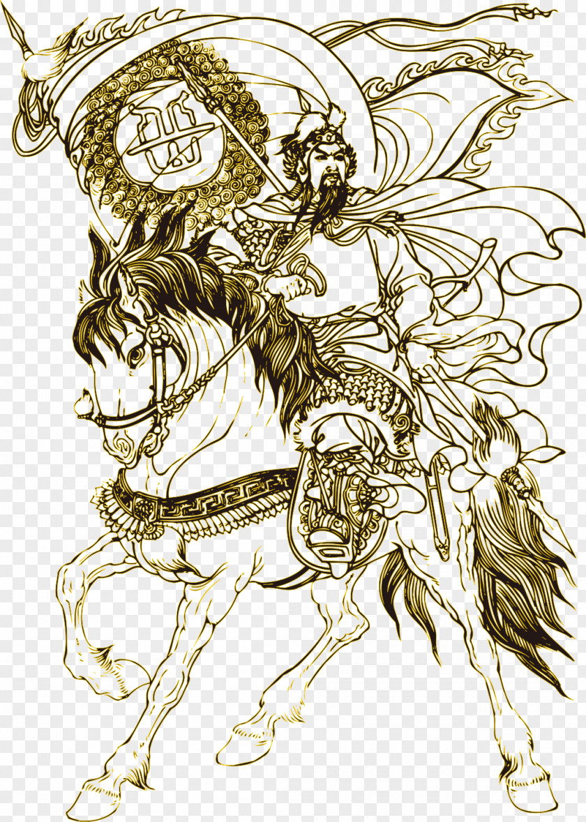 Chinese Ancient Hero Yue Fei Riding History Of China U6ee1u6c5fu7ea2 Spring And Autumn Period PNG