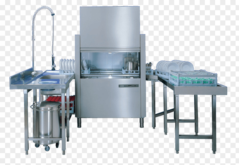 Plate Dishwasher Conveyor System Dishwashing Washing Machines PNG