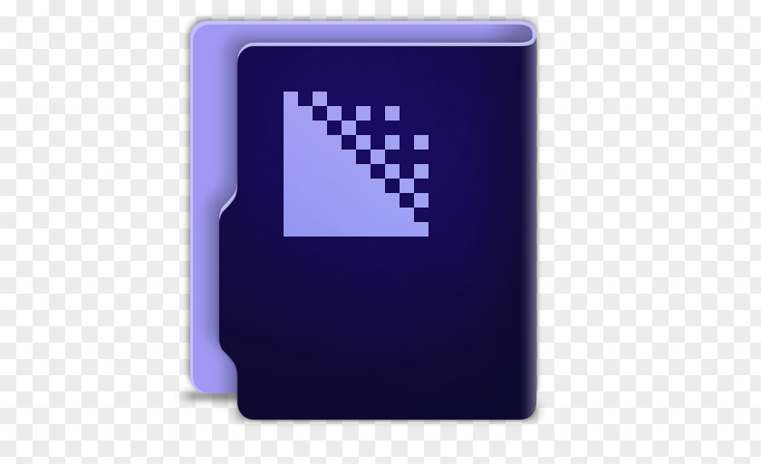 Adobe Media Encoder CC Square Purple Electric Blue PNG