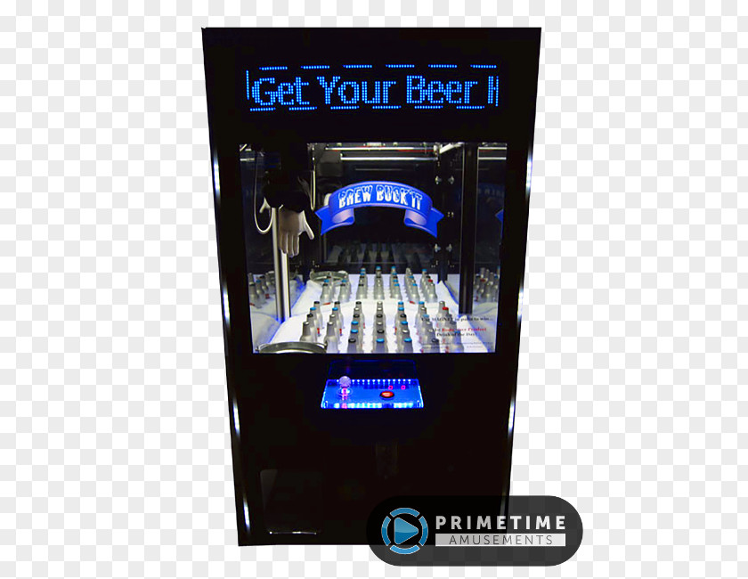 Beer Claw Crane Arcade Game Video PNG