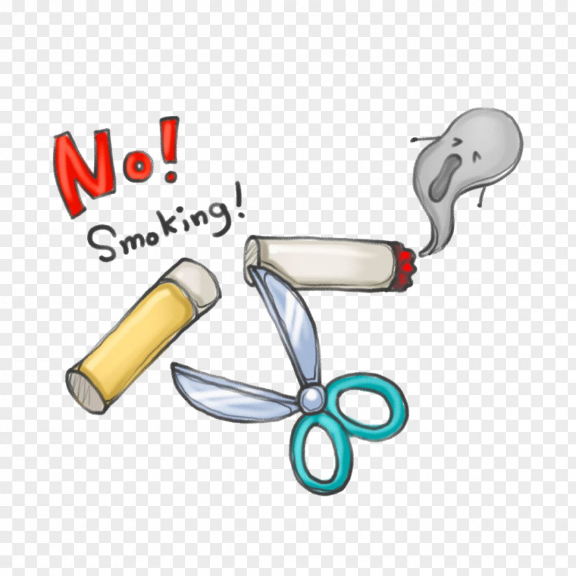 Hand-cut Cut Cigarettes Smoking Ban Passive Electronic Cigarette Arteriosclerosis PNG