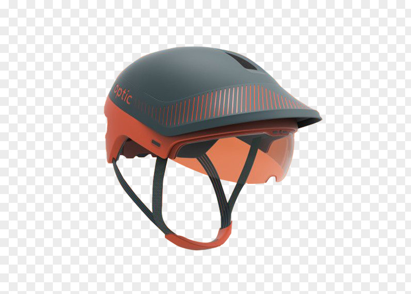 Black Orange Helmet Bicycle Motorcycle Ski Equestrian PNG