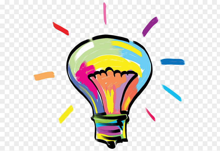 Business Solution Incandescent Light Bulb Color Concept Art Clip PNG