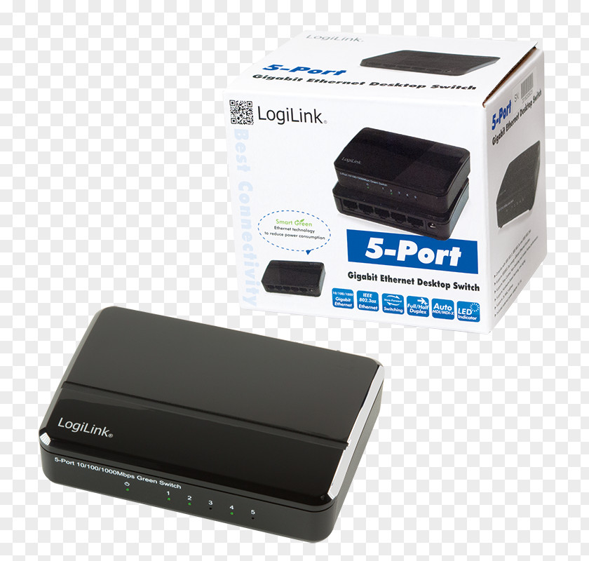 Gigabit Ethernet Switch Network Fast IEEE 802.3 PNG