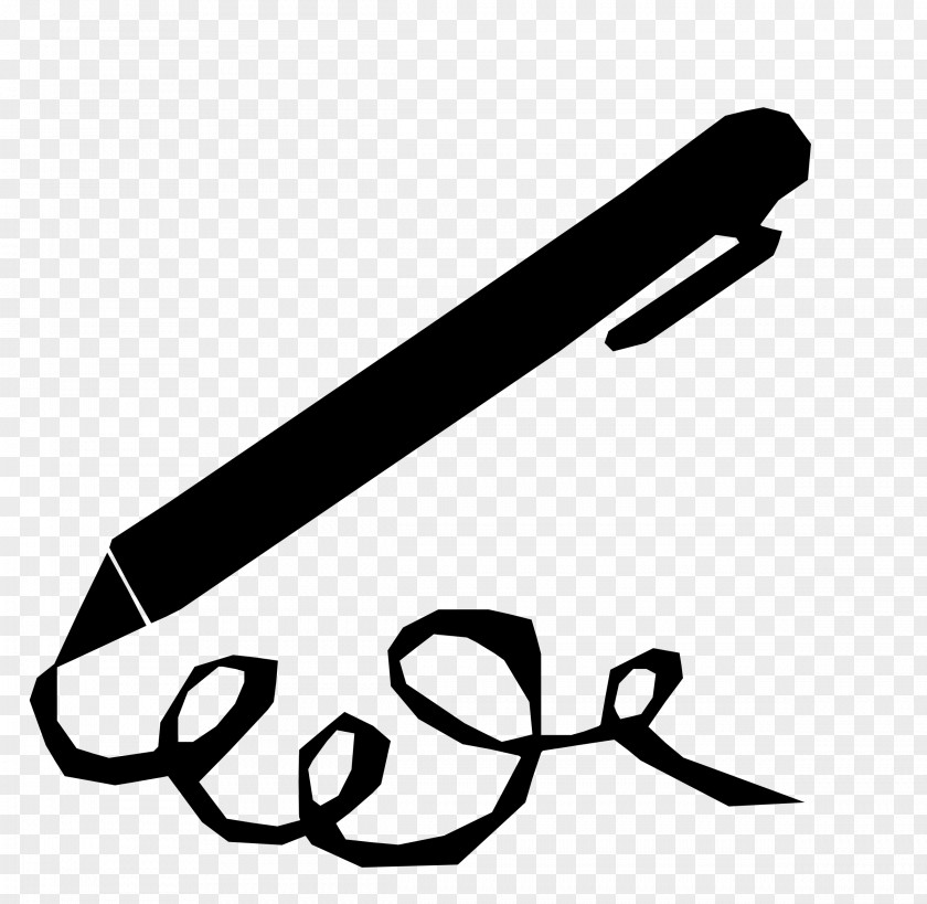 Pencil Pens Black And White Drawing Clip Art PNG