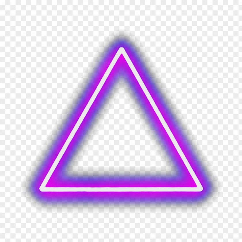 Triangle Line Font Electric Blue PNG