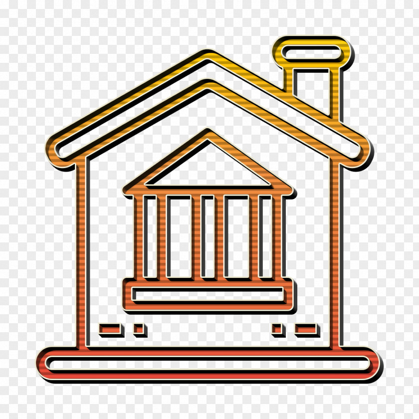 Bank Icon Business And Finance Home PNG