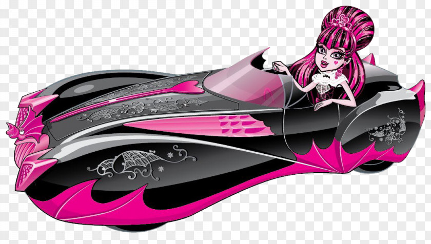 Monstera Monster High Doll Ghoul Frankie Stein Car PNG