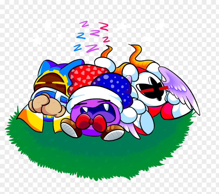 Sleeping Penguin Clip Art Kirby's Return To Dream Land 3 Collection PNG