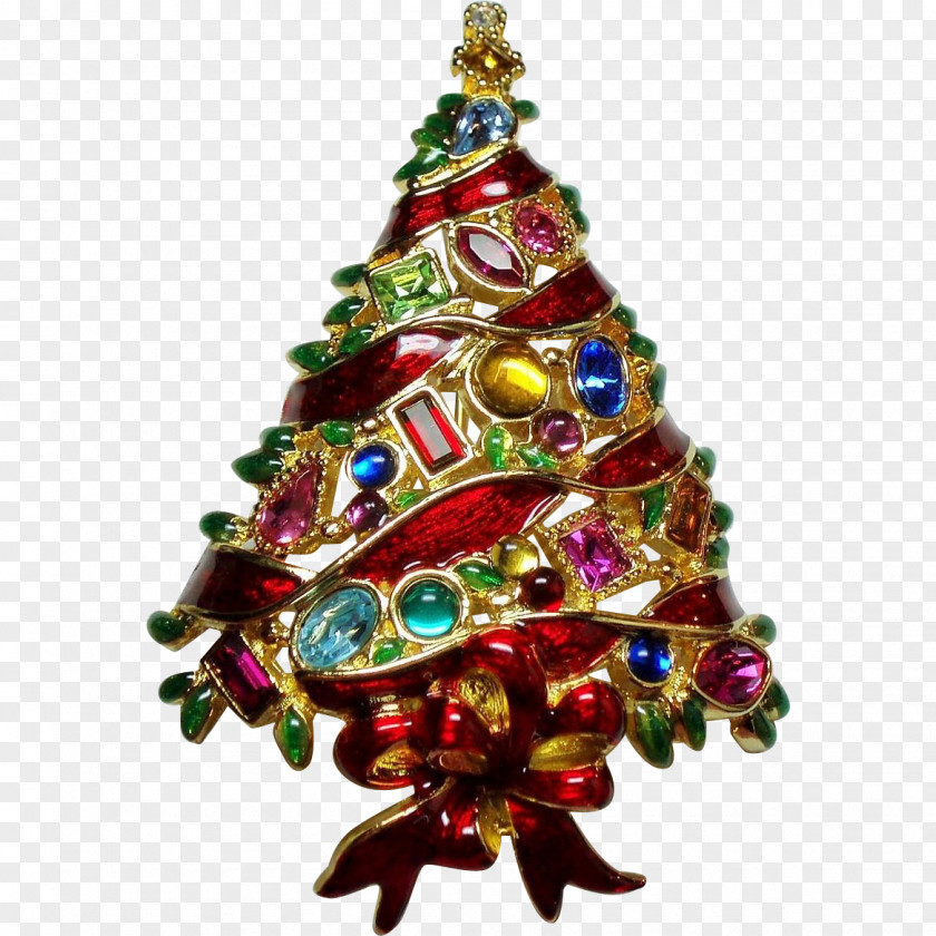 Brooch Fir Pine Christmas Ornament Decoration Tree PNG