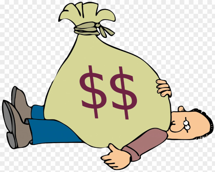 Money Bag Debt Finance Clip Art PNG