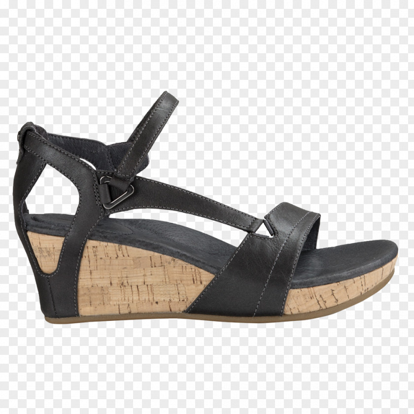 Sandal Slipper Wedge Teva Leather PNG