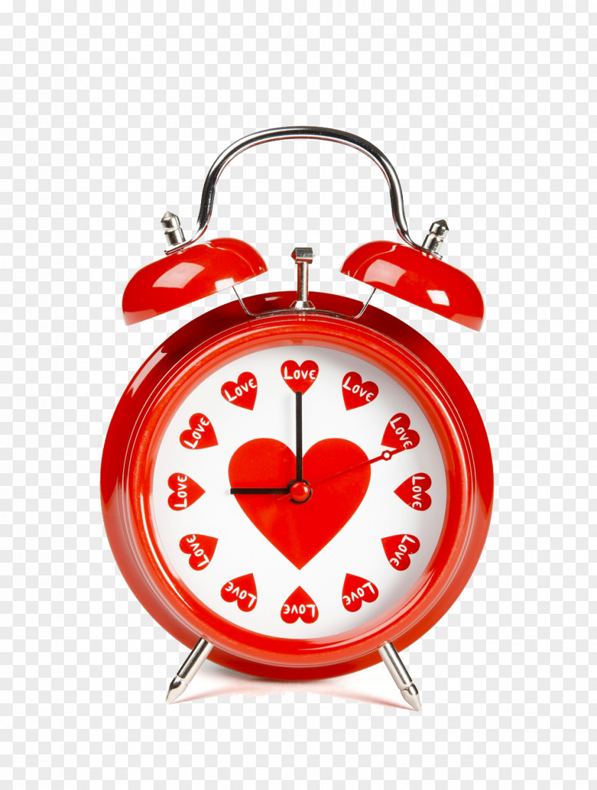 Alarm Clock Valentines Day Holiday Gift Dia Dos Namorados Love PNG
