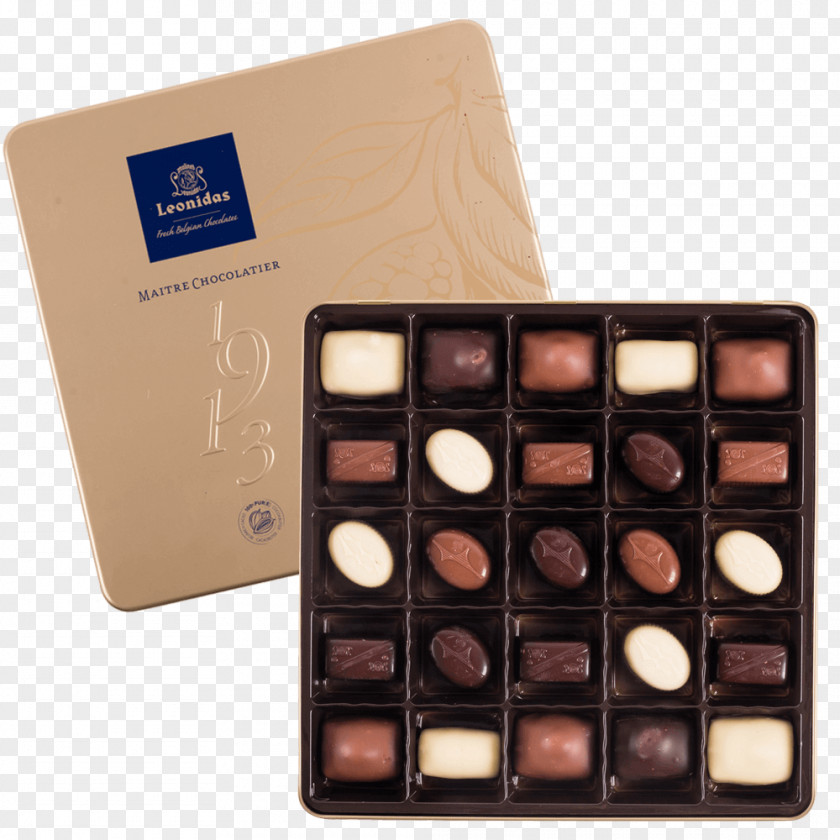 Belgian Chocolate Praline Leonidas Ballotin PNG