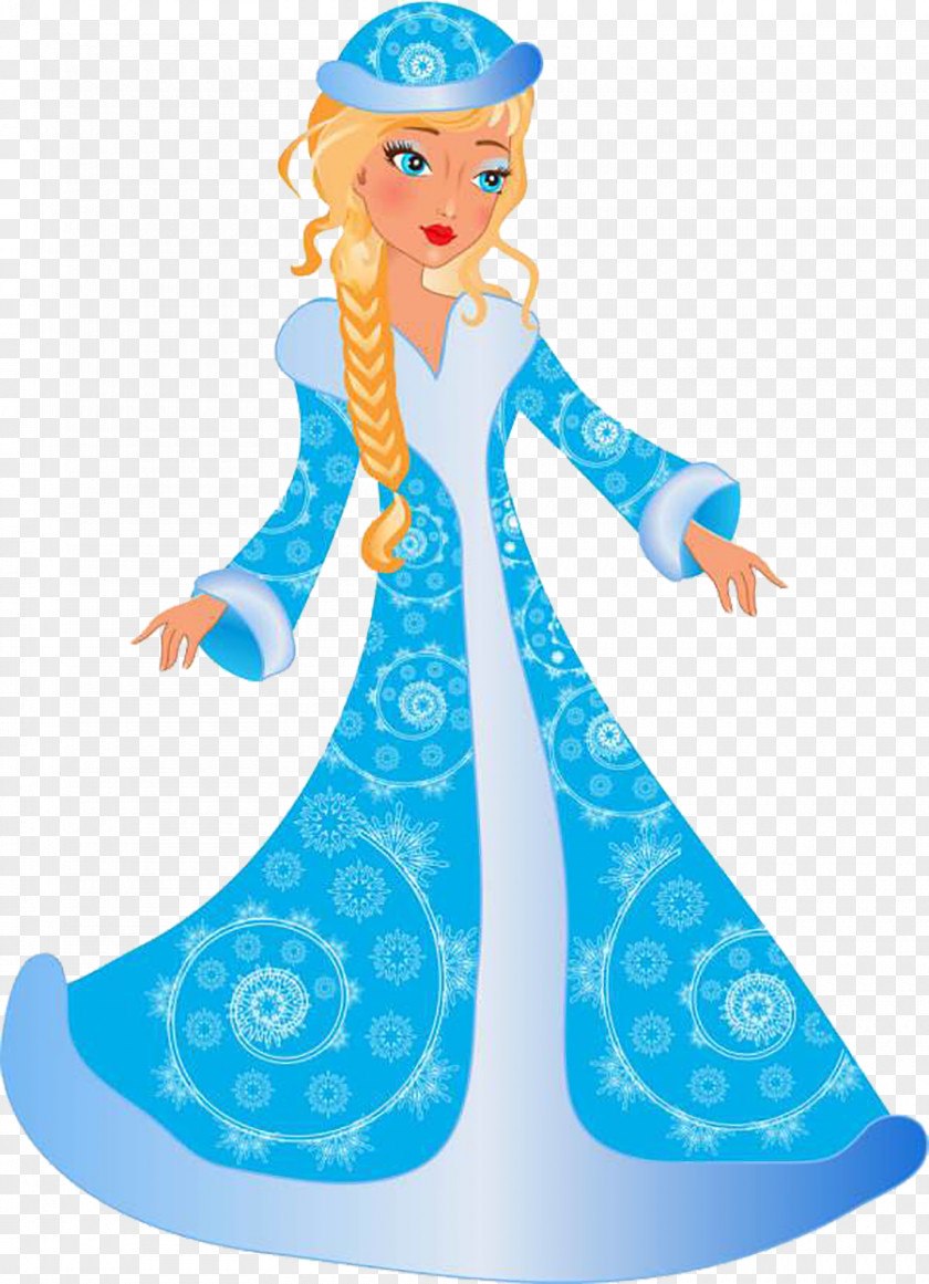 Blue Princess Dress Belle Cartoon Disney Clip Art PNG