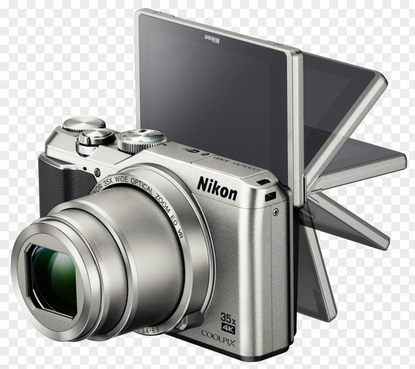 Camera Point-and-shoot Nikon Photography Active Pixel Sensor PNG