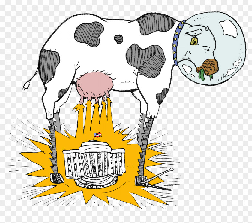 Cheesey Cattle Pun Cartoon Humour PNG