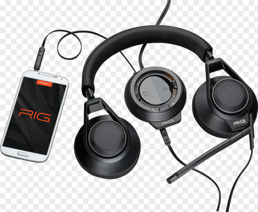 Headphones Xbox 360 Plantronics RIG 500 Audio PNG