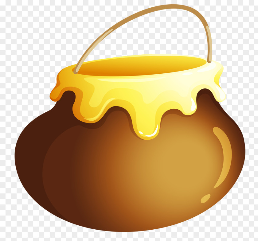 Honey Jar Cartoon Drawing PNG