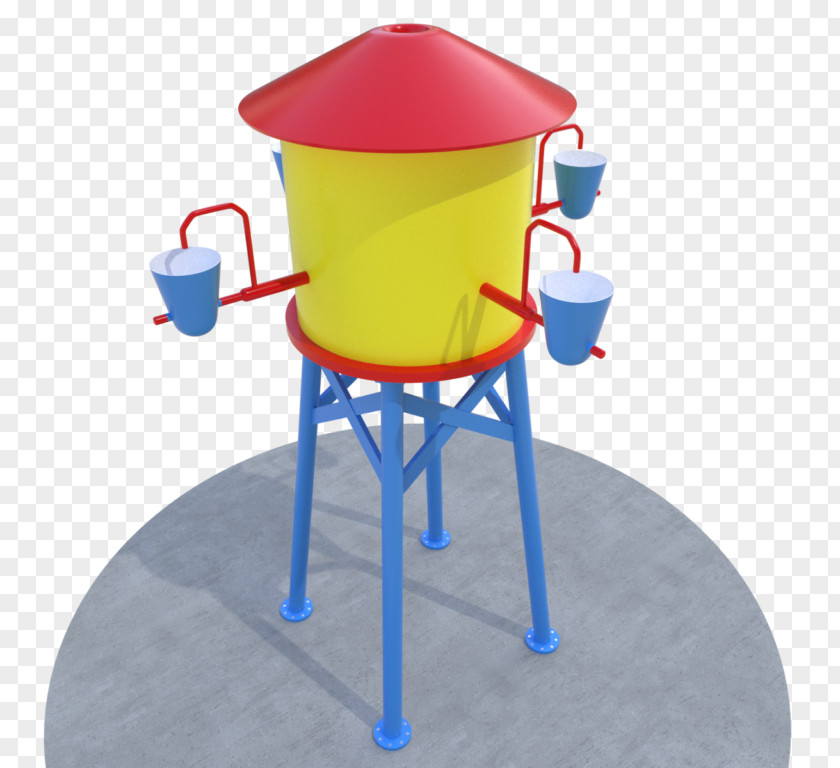 Splash Pad Chair Table Plastic PNG