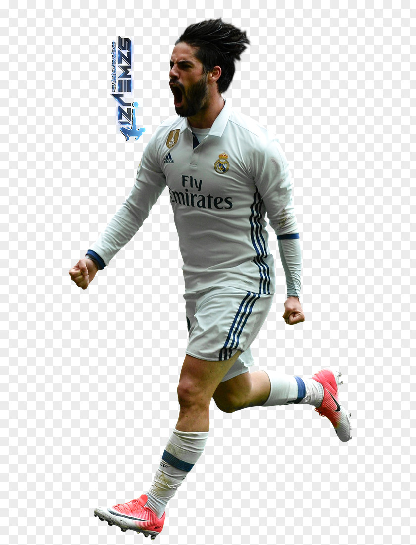 Isco Real Madrid C.F. UEFA Champions League Football Player Jersey PNG