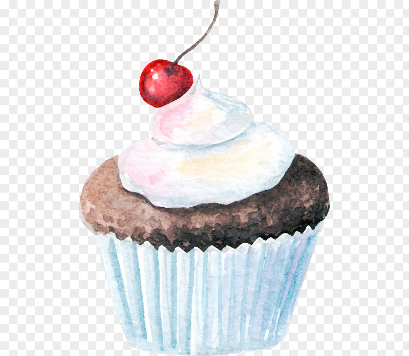 Watercolor Cupcakes PNG