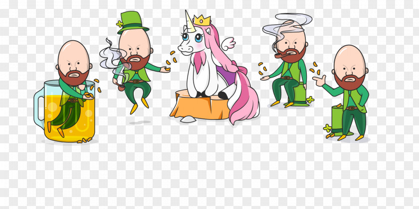Leprechaun StartCon The Unicorn Theme Clip Art PNG