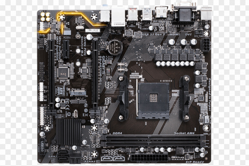 Motherboard Socket AM4 CPU Advanced Micro Devices Chipset PNG