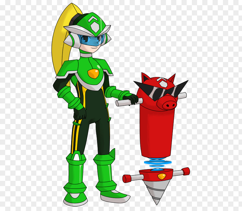 Robot Green Clip Art PNG