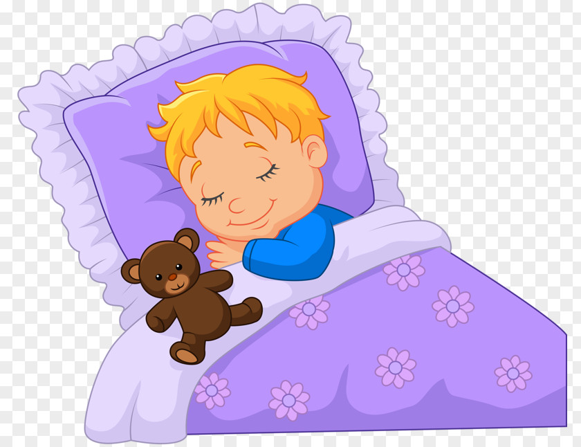 Sleeping Doll Sleep Infant Cartoon Illustration PNG