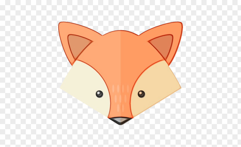 Whiskers Orange Fox Drawing PNG