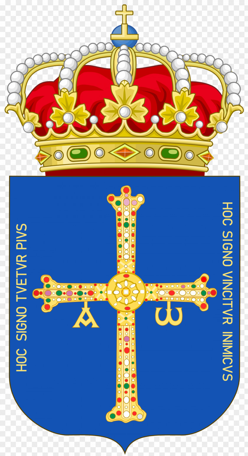 Enlightenment Kingdom Of Asturias Victory Cross Coat Arms PNG