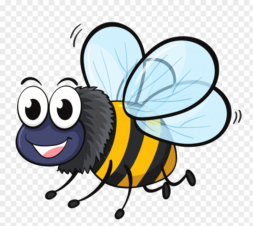 Insect Bee Cartoon Royalty-free PNG