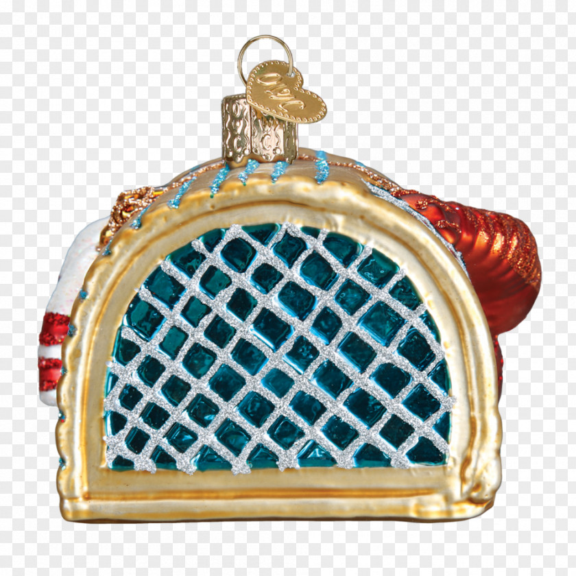 Lobster Hand Painted Lamp&Lifestyle Television Show Cobalt Blue Christmas Ornament PNG