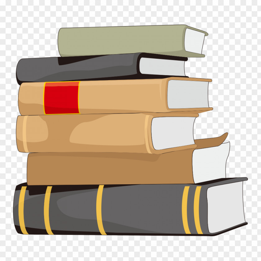 Cartoon Books Student Library Book Writing Motion PNG