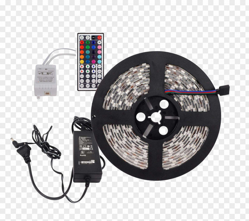 Lamp With Controller LED Strip Light Light-emitting Diode RGB Color Model Remote Controls PNG