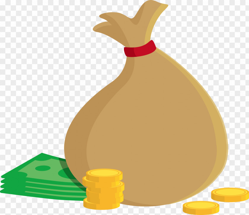 Vector Purse And Coins Money Download PNG
