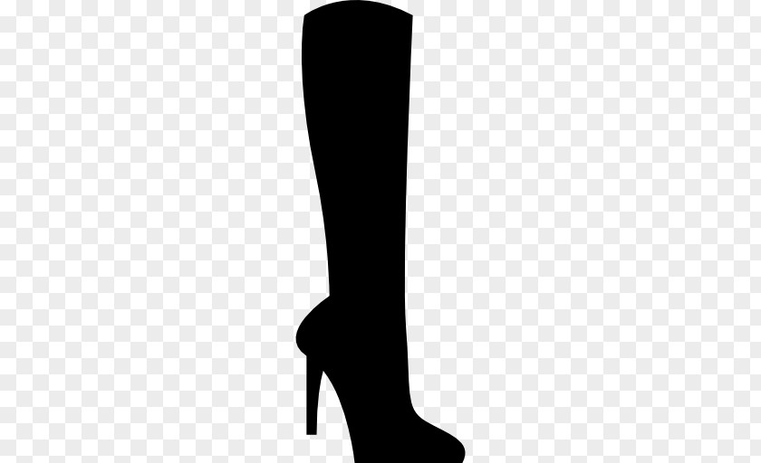 Boot Knee-high High-heeled Shoe PNG