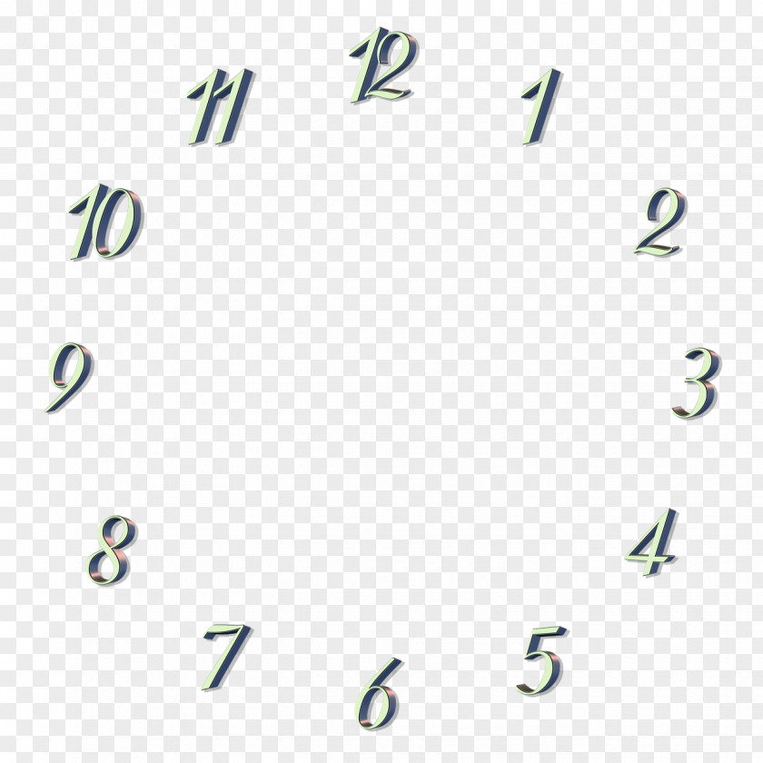Clock Face Number Dial Time PNG