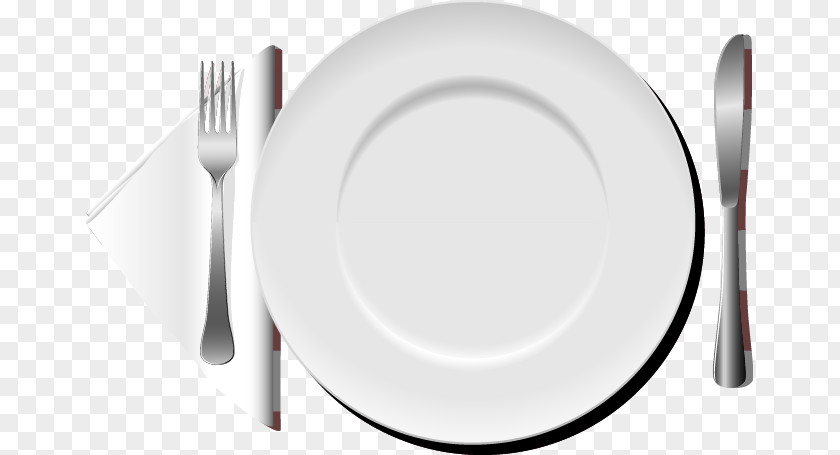 Dish Knife And Fork Vector Pattern Euclidean Plate Tableware PNG