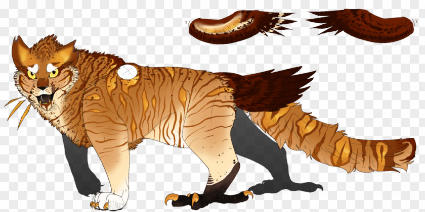Golden Tiger Cat Animal Eagle PNG