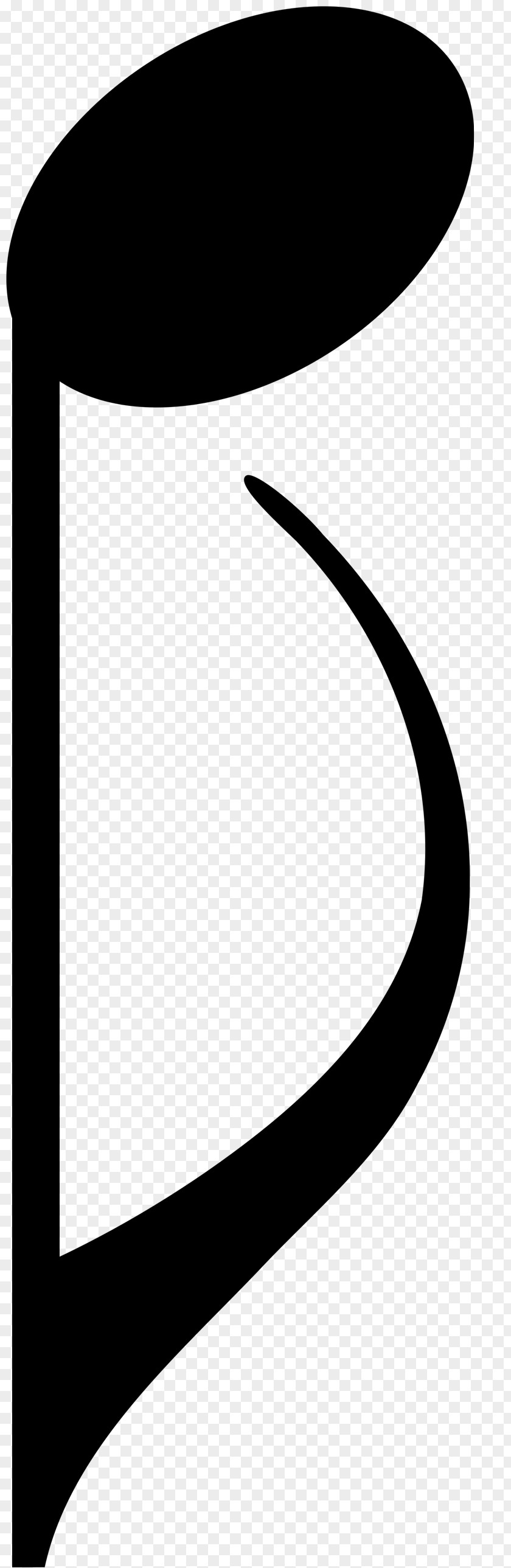 Musical Eighth Note Quarter Stem PNG
