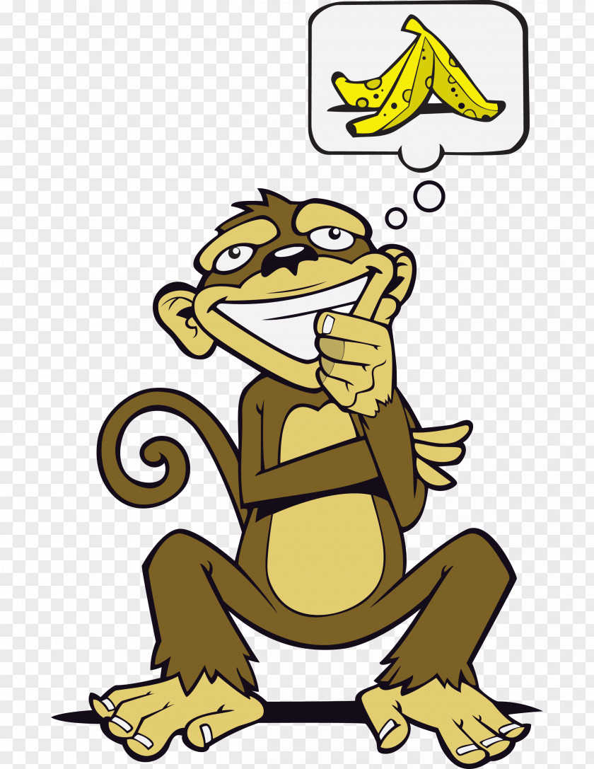 Pickled Comedy Humour Monkey Finger Cartoon PNG