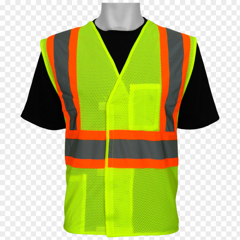 Safety Vest High-visibility Clothing T-shirt Jersey Glove PNG