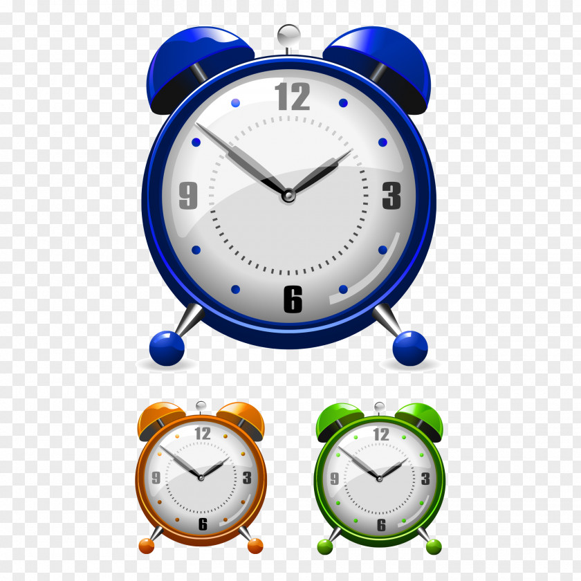 Quasiphysical Vector Clock Table Alarm Clip Art PNG