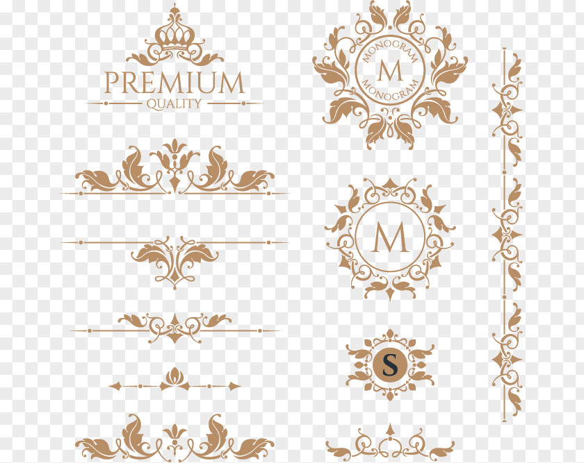 Bright Crown Vector Retro Groove Design Elements Line PNG