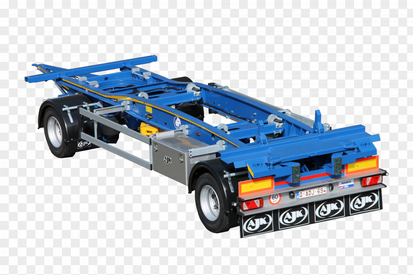 Container Truck Intermodal Chassis Trailer Motor Vehicle Ship PNG